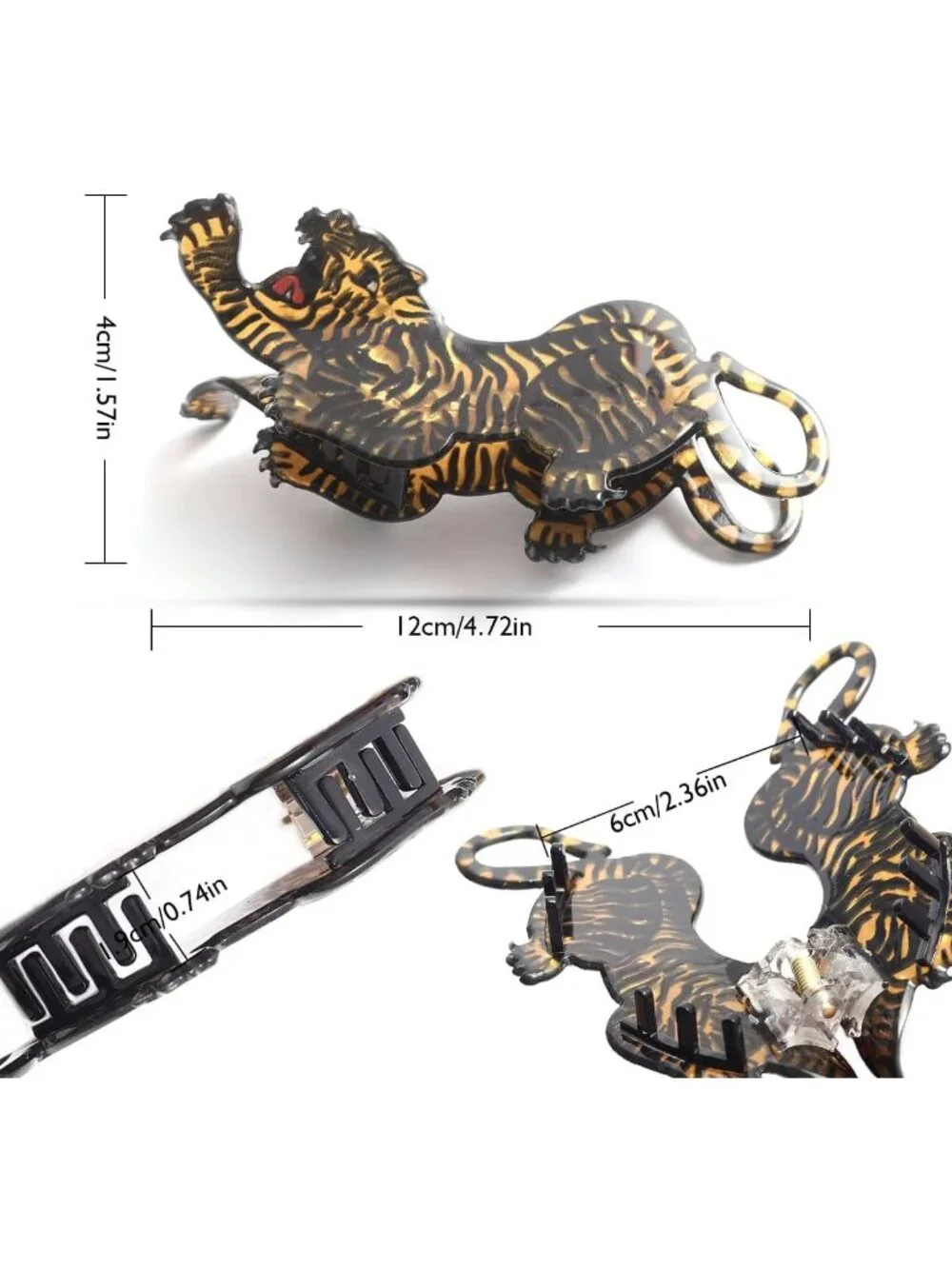 Cute Tiger Claw Hair Clip for Women | Fun Animal Hair Accessories & Gifts